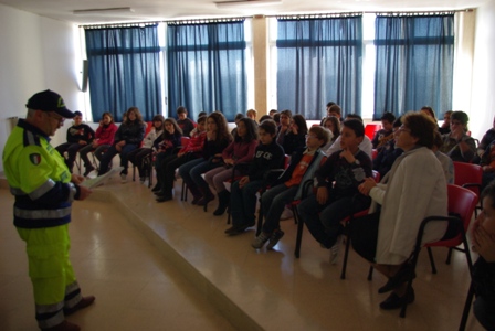 Corso di evacuazione Scuola Media Acquarica Protezione Civile "LA FONTANA"